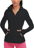VUTRU Women's Workout Yoga Jacket Full Zip Running Athletic Track Jacket