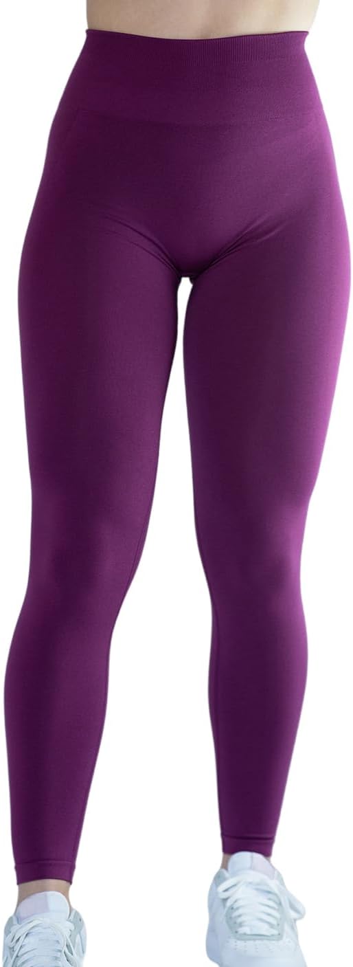 AUROLA Workout Leggings for Women Seamless Scrunch Tights Tummy Control Gym Fitness Girl Sport Active Yoga Pants