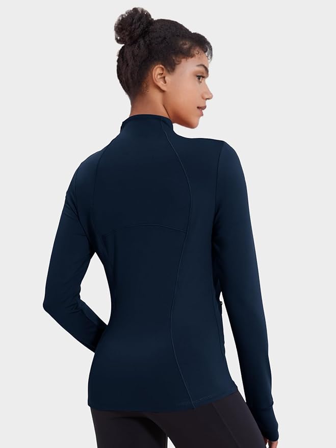 VUTRU Women's Workout Jacket Zip Up Athletic Lightweight Running Yoga Jacket with Pockets