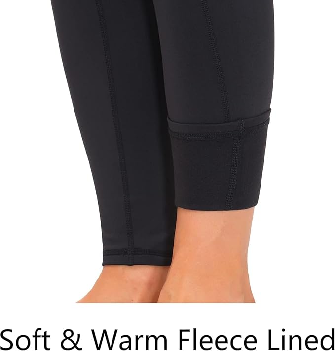 THE GYM PEOPLE Thick High Waist Yoga Pants with Pockets, Tummy Control Workout Running Yoga Leggings for Women