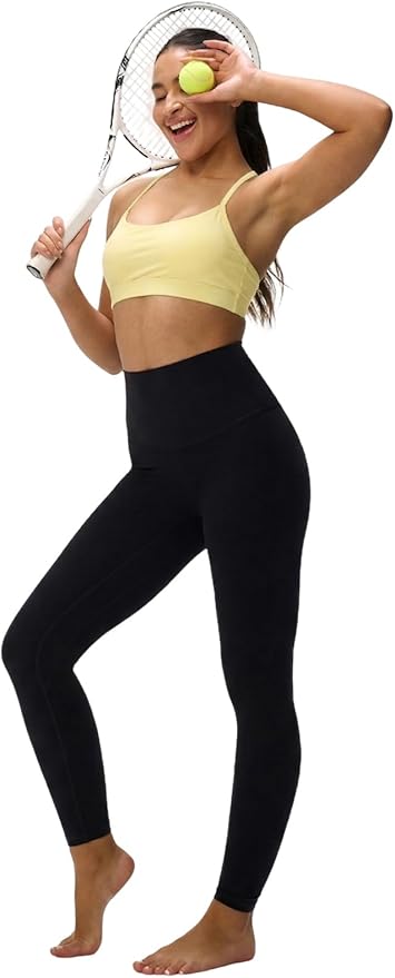 Womens Y Back Padded Sports Bra Strappy U Neck Butter Soft Low Impact Workout Bras Yoga Pilates Walking