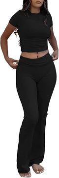 Nimsruc Two Piece Lounge Sets For Women Summer Outfits