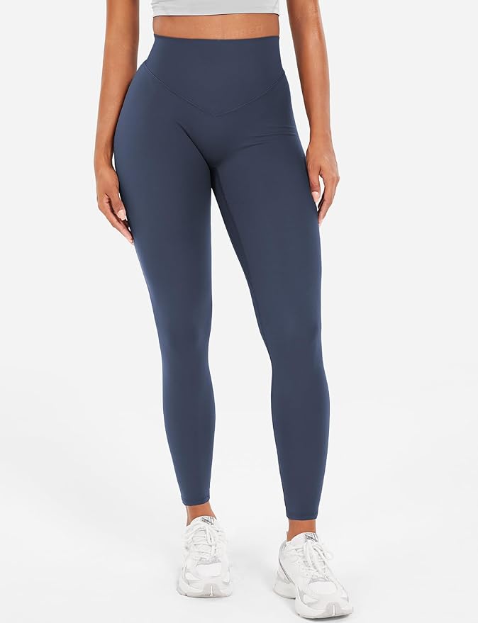 YEOREO Workout Leggings for Women Hidden Scrunch Tummy Control Leggings Agathia High Waisted Gym Yoga Pants