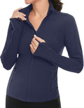 VUTRU Women's Workout Yoga Jacket Full Zip Running Athletic Track Jacket
