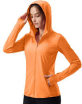 Soothfeel Women's UPF 50+ Sun Protection Hoodie Jacket Lightweight Long Sleeve Sun Shirt for Women with Pocket Hiking Outdoor