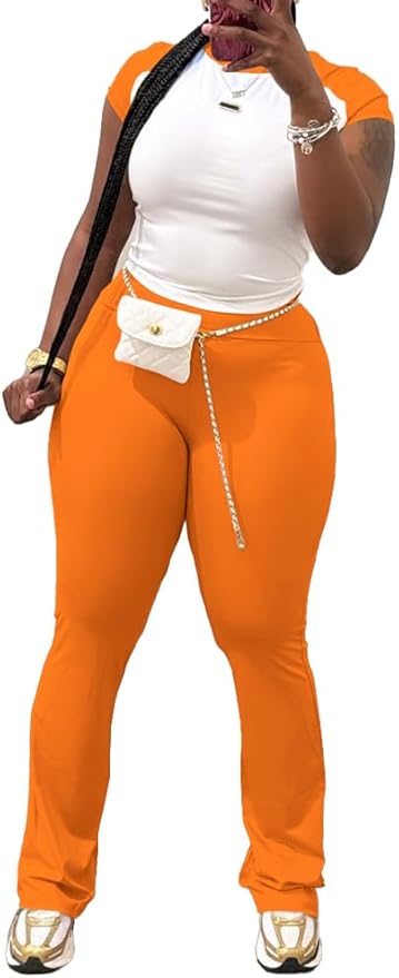 Nimsruc 2 Piece Outfits for Women Casual Sweat Sets