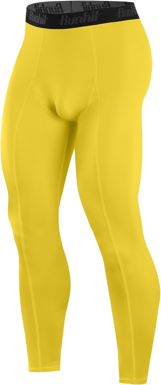 Runhit Men’s Compression Pants Running Tights Workout Leggings Athletic Base Layer Pants for Sports Yoga Basketball