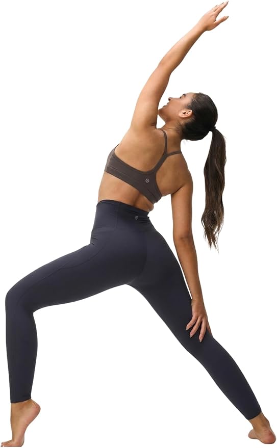 Womens Y Back Padded Sports Bra Strappy U Neck Butter Soft Low Impact Workout Bras Yoga Pilates Walking