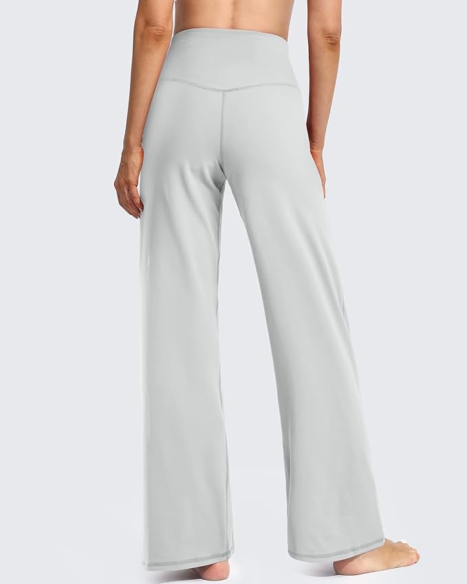 Promover Wide Leg Pants Woman Yoga Pants with Pockets Stretch Loose Casual Lounge Sweatpants Petite/Regular/Tall