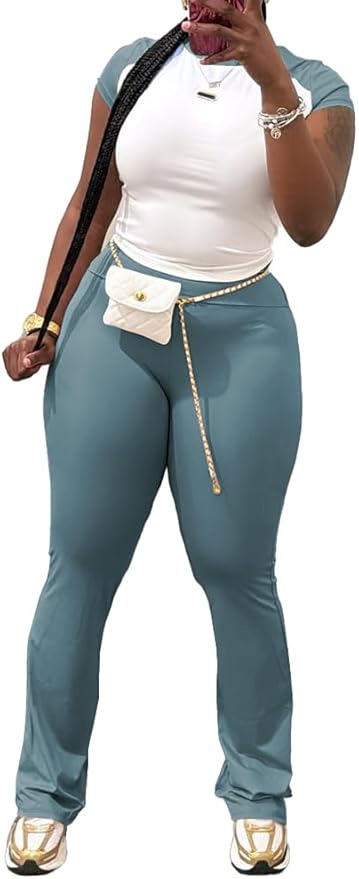 Nimsruc 2 Piece Outfits for Women Casual Sweat Sets