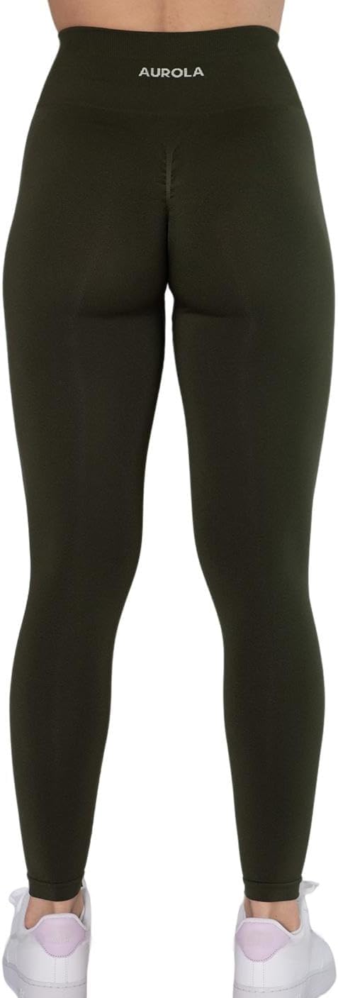 AUROLA Workout Leggings for Women Seamless Scrunch Tights Tummy Control Gym Fitness Girl Sport Active Yoga Pants