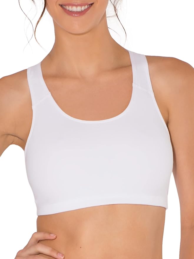 Fruit of the Loom Women's Cotton Tank Bra for Women - Ultimate Comfort & Breathable Fit