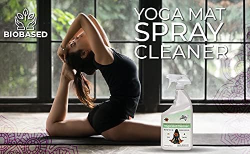 Black Diamond Stoneworks Yoga Mat Spray Cleaner: USDA Certified BIOBASED- Essential Oils, Safe for All Type of Materials, Exercise, Pilates, or Workout Mats. (1 quart)