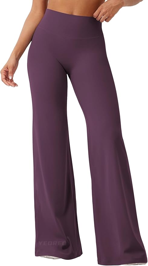 YEOREO Workout Leggings Womens No Front Seam Straight Leggings 29"/ 31.5"/ 33"/ 35" High Waist Buttery Eddiy Gym Yoga Pants