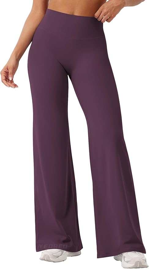 YEOREO Workout Leggings Womens No Front Seam Straight Leggings 29"/ 31.5"/ 33"/ 35" High Waist Buttery Eddiy Gym Yoga Pants