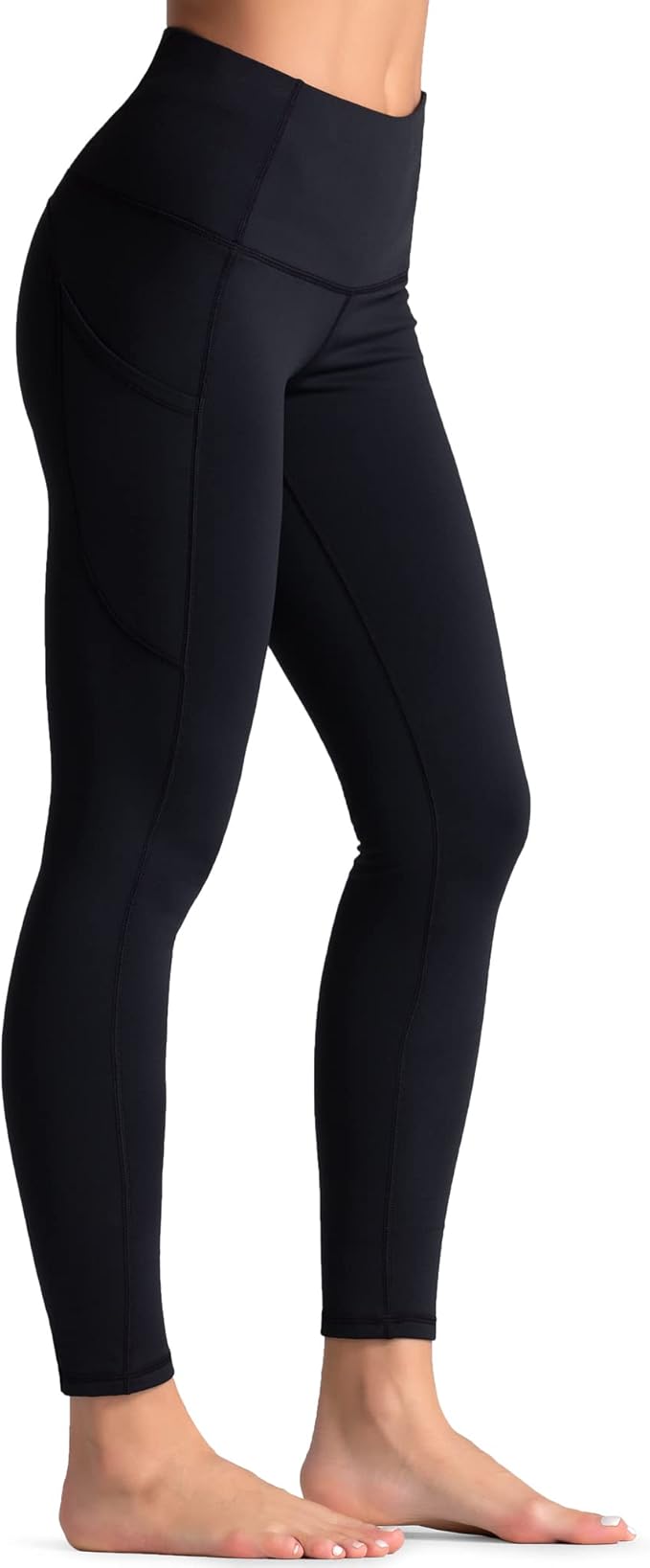 Dragon Fit High Waist Yoga Leggings with 3 Pockets,Tummy Control Workout Running 4 Way Stretch Yoga Pants