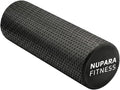 Foam Roller for Back, Legs, and Deep Tissue Muscles. Muscle Roller for Running, Cycling, Sports, Exercise, Recovery, Physical Therapy, Yoga, and Pilates. (Black, 18 inch - Large)