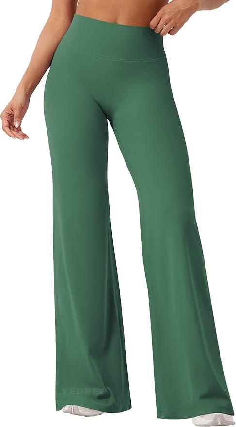 YEOREO Workout Leggings Womens No Front Seam Straight Leggings 29"/ 31.5"/ 33"/ 35" High Waist Buttery Eddiy Gym Yoga Pants