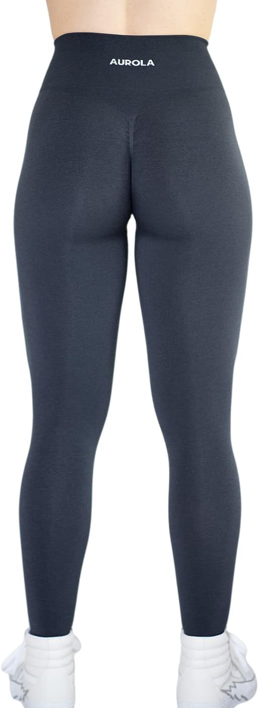 AUROLA Workout Leggings for Women Seamless Scrunch Tights Tummy Control Gym Fitness Girl Sport Active Yoga Pants