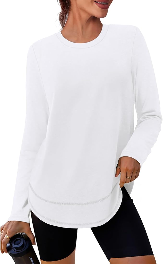 XIEERDUO Women's Workout Tops Long Sleeve Quick Dry Shirts for Hiking Running S-3XL
