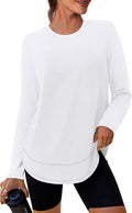 XIEERDUO Women's Workout Tops Long Sleeve Quick Dry Shirts for Hiking Running S-3XL