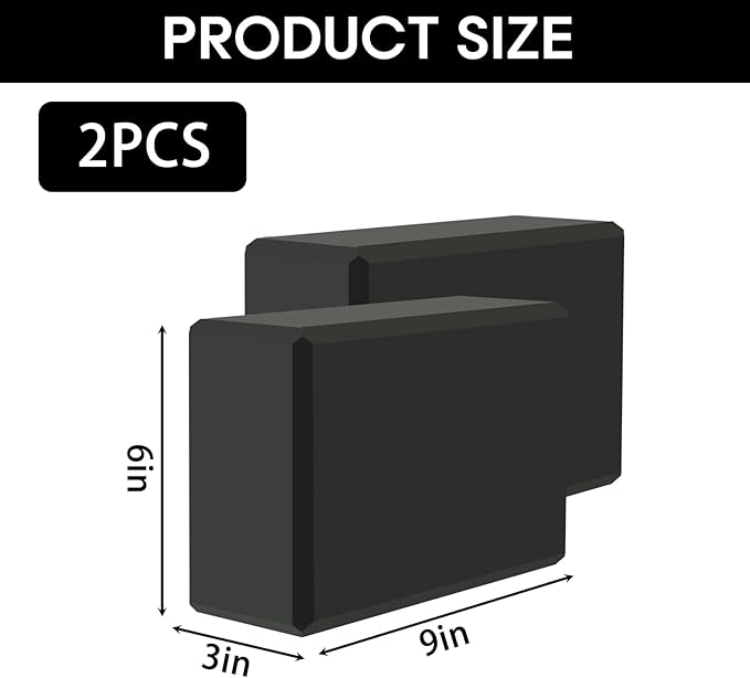 Yoga Block - Supportive Latex-Free Eva Foam - Soft Non-Slip Surface with Beveled Edges for Yoga, Pilates, Meditation - Yoga Accessories for Stability, Balance, Deepen Stretches