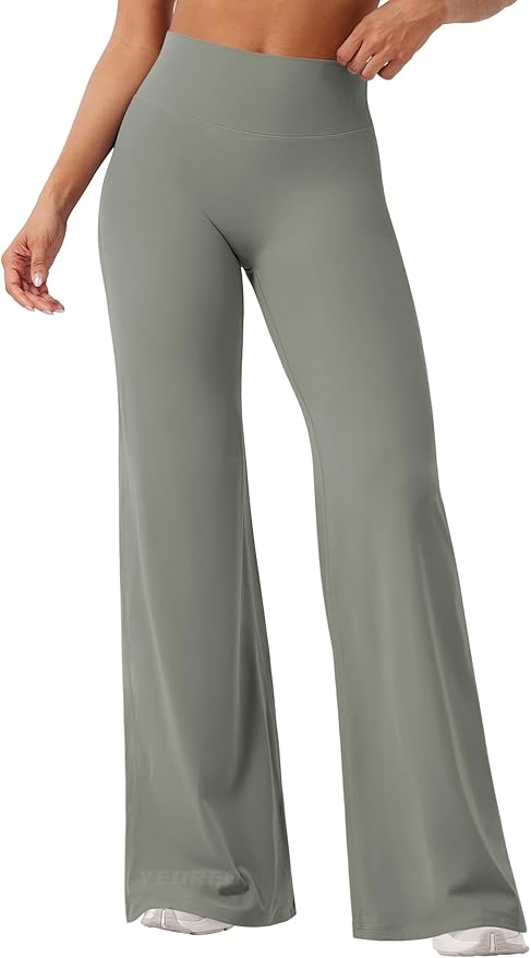 YEOREO Workout Leggings Womens No Front Seam Straight Leggings 29"/ 31.5"/ 33"/ 35" High Waist Buttery Eddiy Gym Yoga Pants