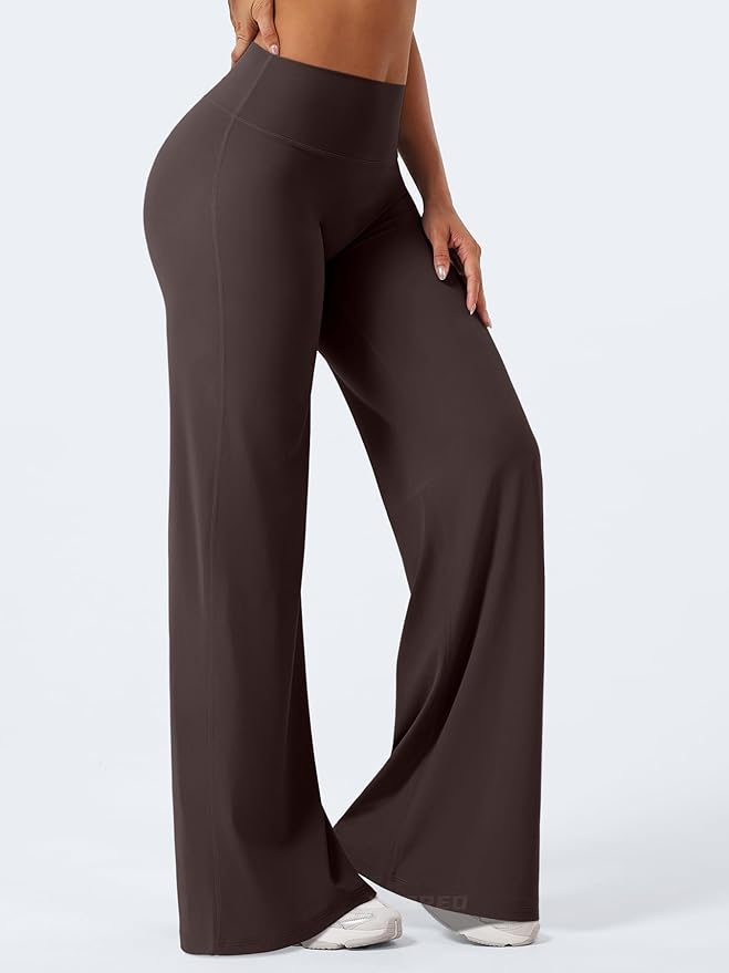 YEOREO Workout Leggings Womens No Front Seam Straight Leggings 29"/ 31.5"/ 33"/ 35" High Waist Buttery Eddiy Gym Yoga Pants