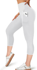 MOREFEEL Leggings with Pockets for Women, High Waisted Tummy Control Workout Hip Lift Yoga Pants Activewear