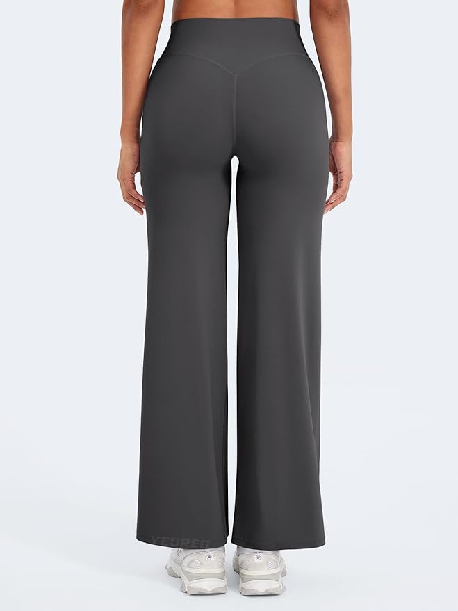 YEOREO Workout Leggings Womens No Front Seam Straight Leggings 29"/ 31.5"/ 33"/ 35" High Waist Buttery Eddiy Gym Yoga Pants
