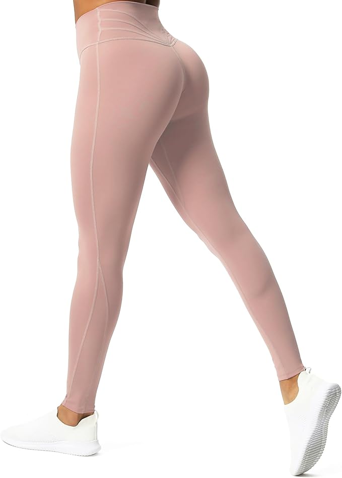 Aoxjox High Waisted Workout Leggings for Women Trinity Yoga Pants 26.5"