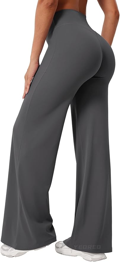 YEOREO Workout Leggings Womens No Front Seam Straight Leggings 29"/ 31.5"/ 33"/ 35" High Waist Buttery Eddiy Gym Yoga Pants