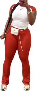 Nimsruc 2 Piece Outfits for Women Casual Sweat Sets