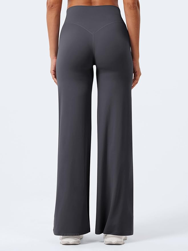YEOREO Workout Leggings Womens No Front Seam Straight Leggings 29"/ 31.5"/ 33"/ 35" High Waist Buttery Eddiy Gym Yoga Pants