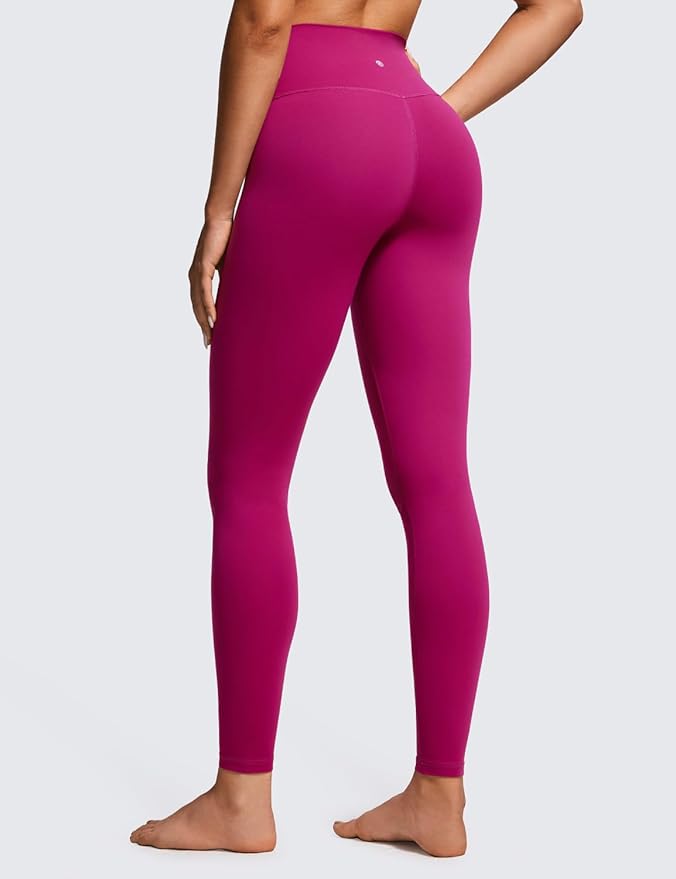 CRZ YOGA Butterluxe Crossover Waist Leggings 28" - Criss Cross Full Length Workout Athletic Womens Yoga Pants