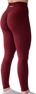 AUROLA Workout Leggings for Women Seamless Scrunch Tights Tummy Control Gym Fitness Girl Sport Active Yoga Pants
