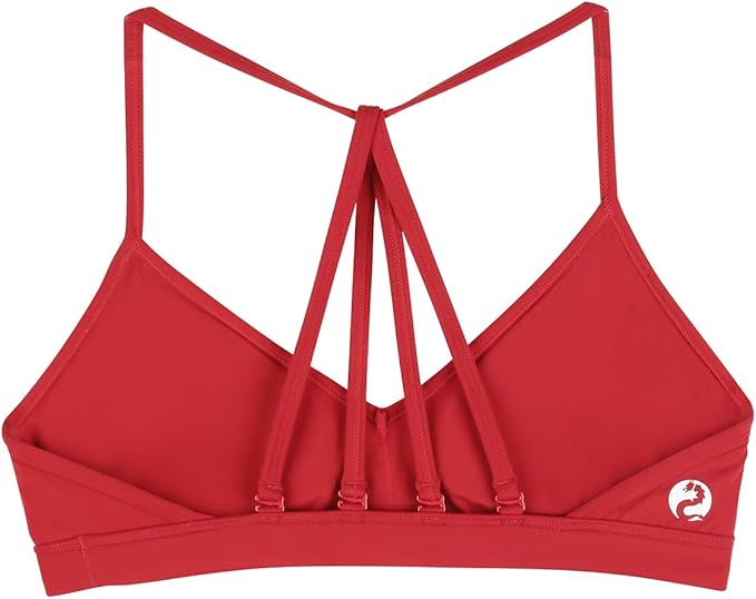 AUROLA Mercury Workout Sports Bras Women Athletic Removable Padded Backless Strapy Minimal Crop Top