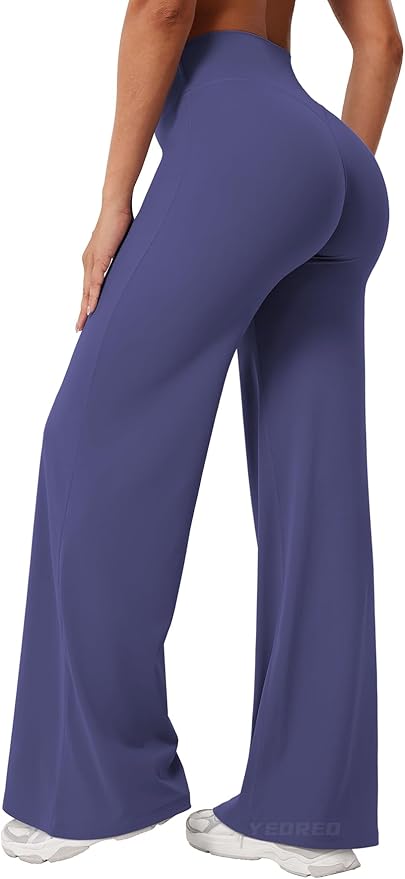 YEOREO Workout Leggings Womens No Front Seam Straight Leggings 29"/ 31.5"/ 33"/ 35" High Waist Buttery Eddiy Gym Yoga Pants