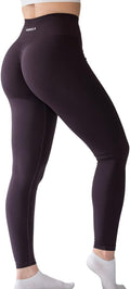 AUROLA Workout Leggings for Women Seamless Scrunch Tights Tummy Control Gym Fitness Girl Sport Active Yoga Pants