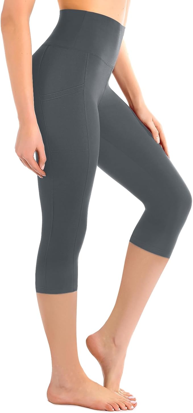 Leafigure High Waisted Leggings for Women- Soft No See-Through Yoga Pants for Gym Workout Running