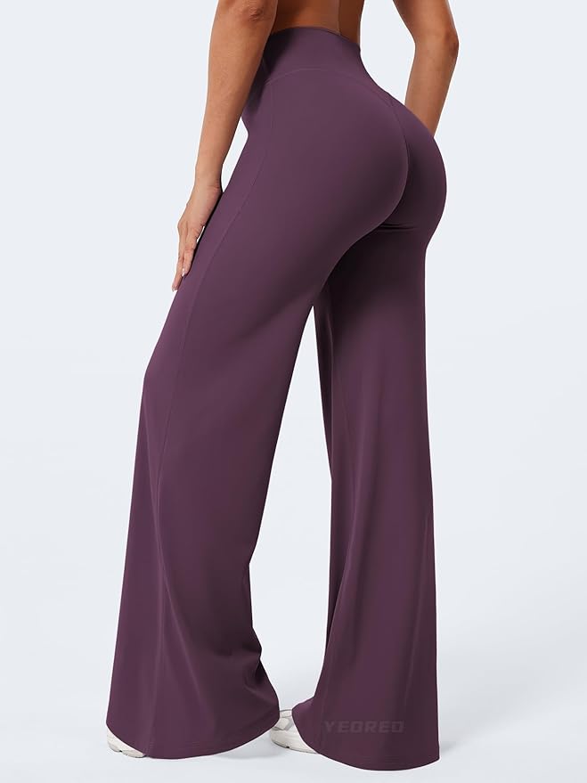 YEOREO Workout Leggings Womens No Front Seam Straight Leggings 29"/ 31.5"/ 33"/ 35" High Waist Buttery Eddiy Gym Yoga Pants