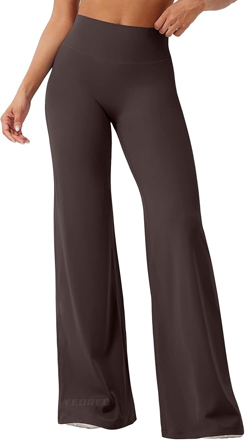 YEOREO Workout Leggings Womens No Front Seam Straight Leggings 29"/ 31.5"/ 33"/ 35" High Waist Buttery Eddiy Gym Yoga Pants