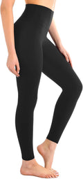 Leafigure High Waisted Leggings for Women- Soft No See-Through Yoga Pants for Gym Workout Running