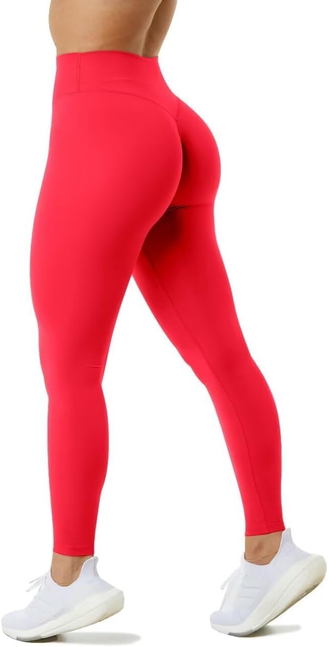 Unthewe Naked-Feel No Front Seam Leggings for Women - High Waisted Buttery Soft Workout Yoga Pants 25"