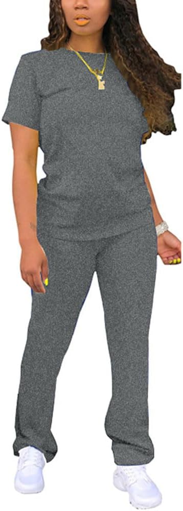Nimsruc Two Piece Sets for Women Casual Jogging Suits