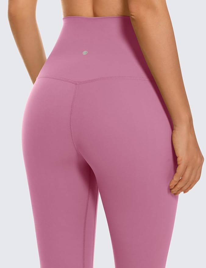 CRZ YOGA Butterluxe Super High Waist Leggings 25"- Buttery Soft Womens Yoga Pants Workout Over Belly
