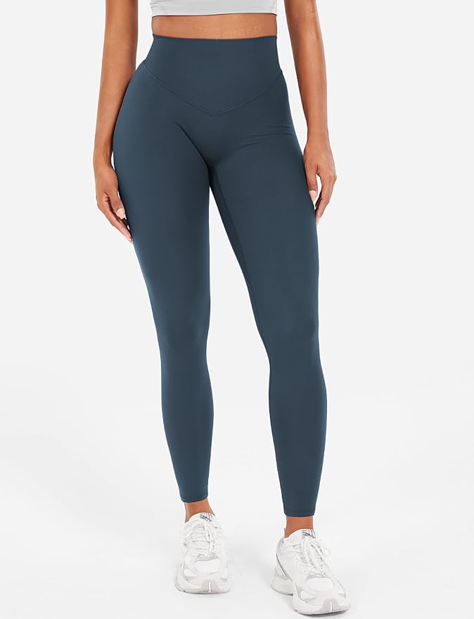 YEOREO Workout Leggings for Women Hidden Scrunch Tummy Control Leggings Agathia High Waisted Gym Yoga Pants