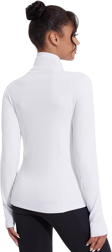 VUTRU Women's Workout Jackets Full Zip Athletic Tops Lightweight Gym Yoga Running Jacket with Pockets