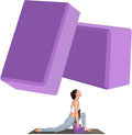 9"x6"x3" Yoga Blocks, Soft Non-Slip Surface Premium Foam Blocks, Supportive, Lightweight, Odor Resistant, Yoga Accessories for Pilates Meditation General Fitness Stretching Toning