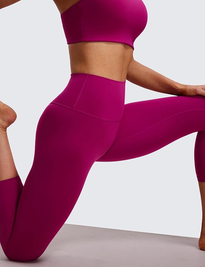 CRZ YOGA Butterluxe Yoga Capris Leggings 21'' - High Waisted Buttery Soft Lounge Womens Crop Pants